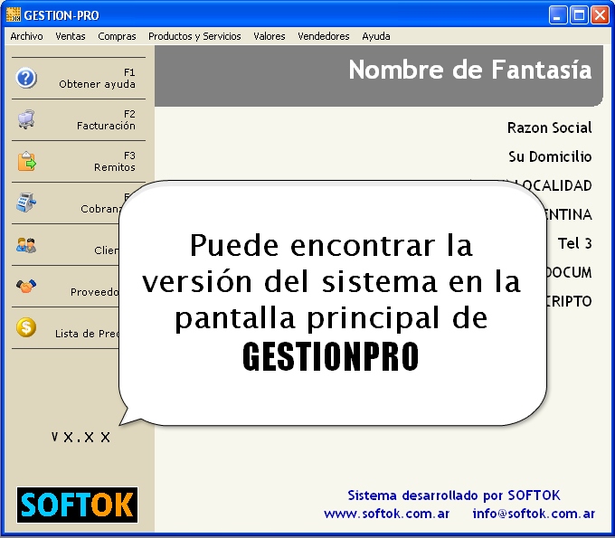 Version GESTIONPRO